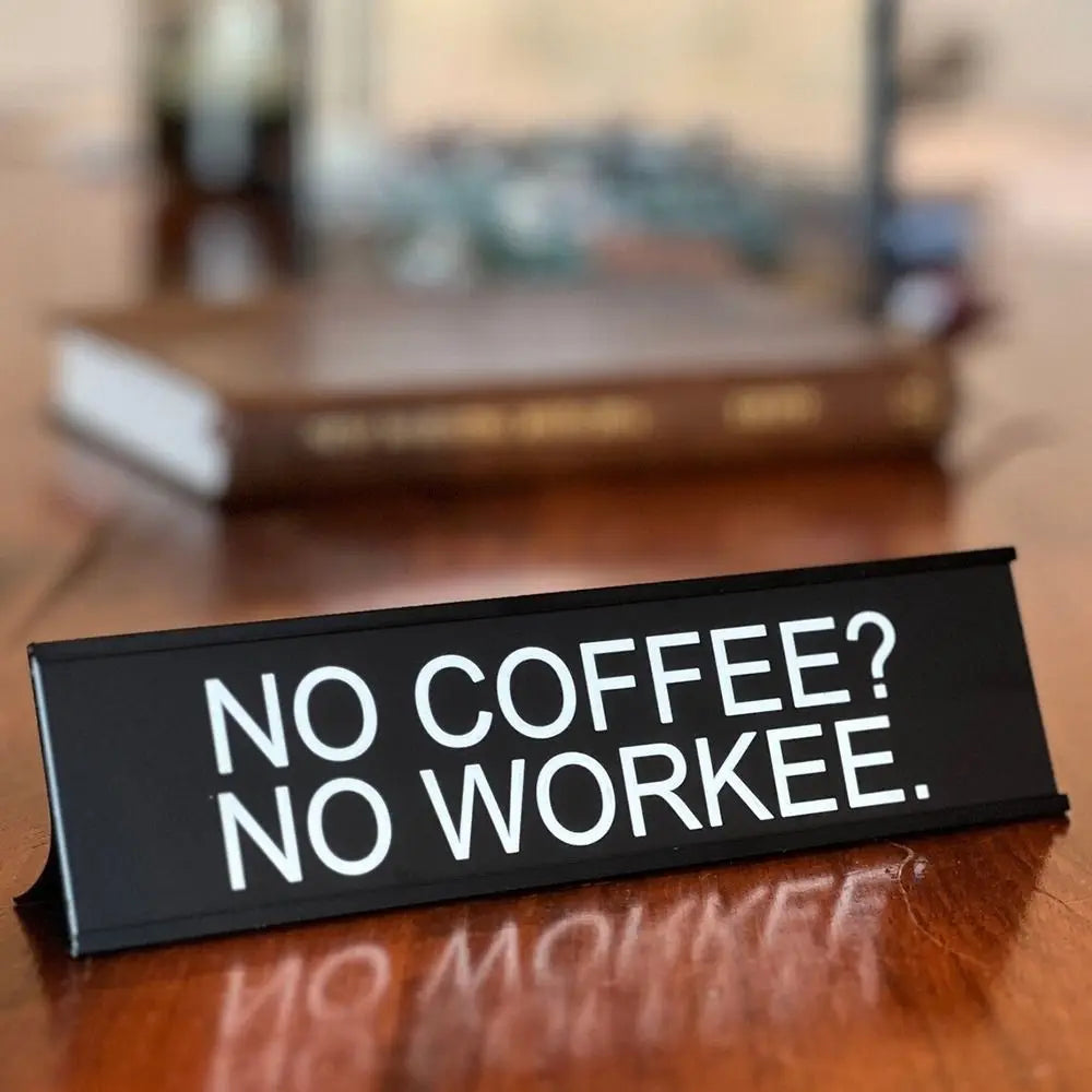 Sarcastic Acrylic Office Desk Signs