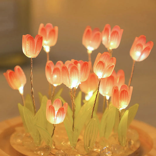 DIY 20Pcs Tulip Night Light