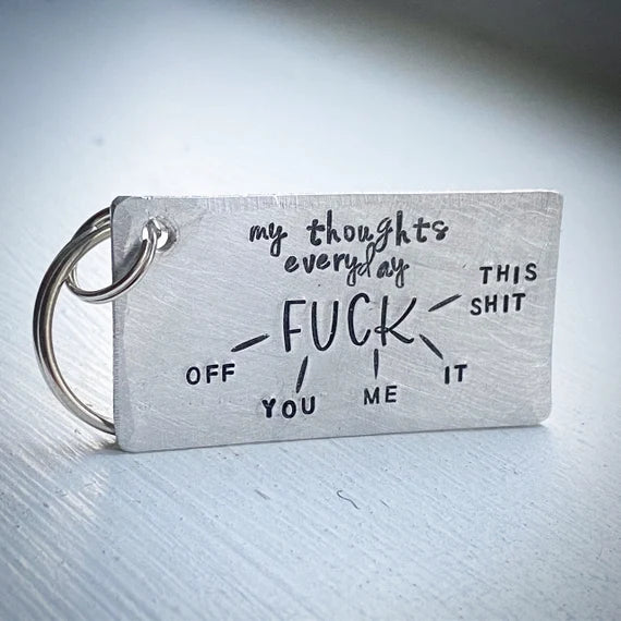 My Everyday Thoughts Keychain